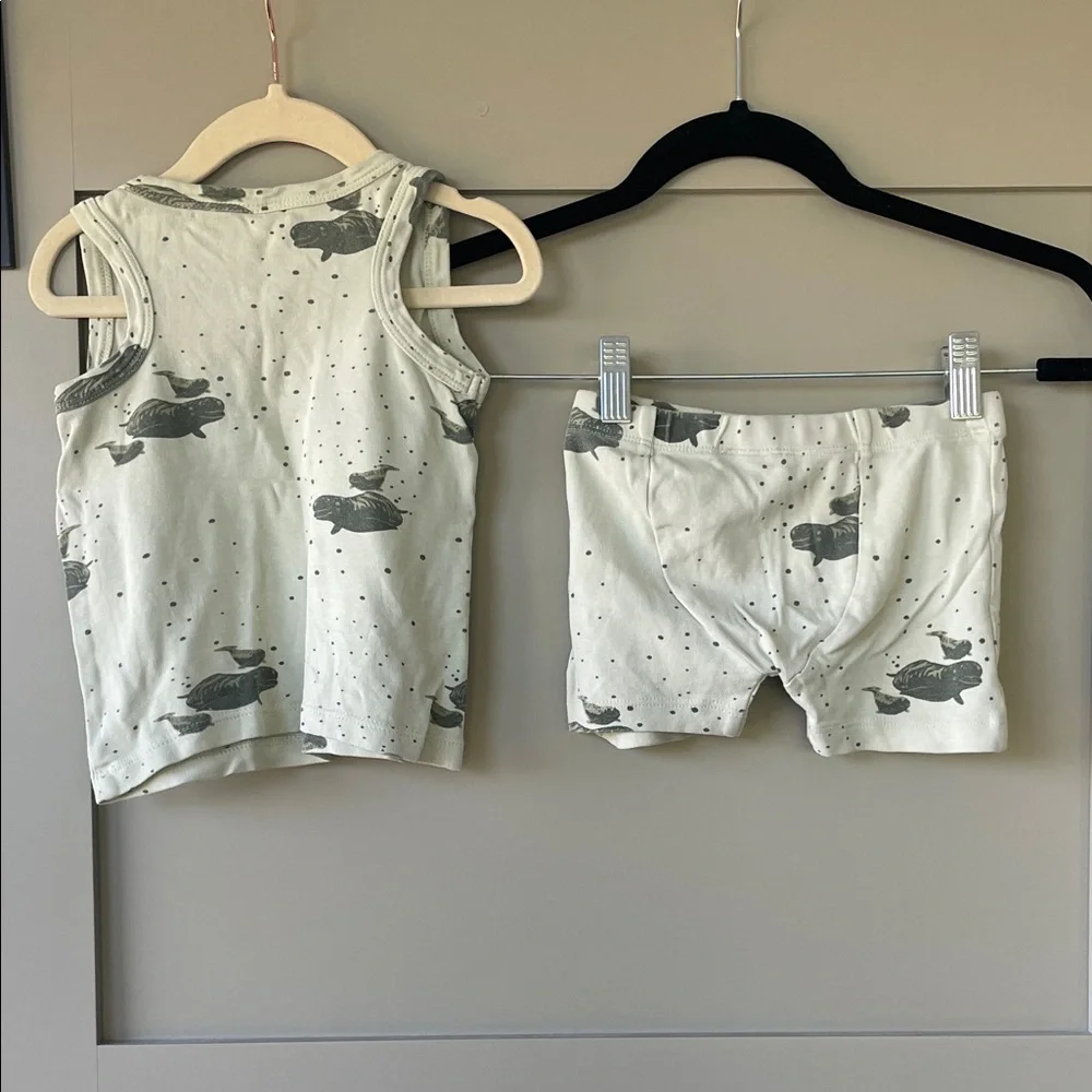 Kate Quinn Kids Pajama Set - Beluga Whale Design - Picture 4 of 4